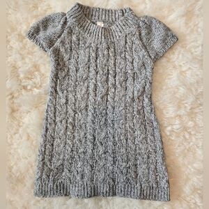 Grey knit dress